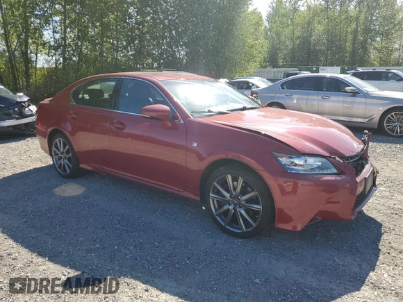 2013 Lexus GS 350 with VIN JTHCE1BL0D5004181, listed as a Copart auction lot 55527715 with 84,303 mi miles and Salvage Title. Bid and sale history available at DreamBid. Image 4.