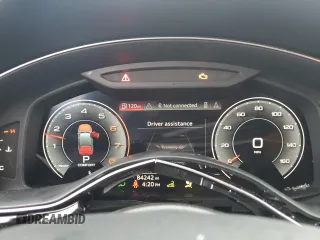 2020 Audi Q7 Premium Plus with VIN WA1LXAF77LD003374, listed as a Copart auction lot 44111945 with 84,242 mi miles and Salvage Title. Bid and sale history available at carsss.com. Image 9.