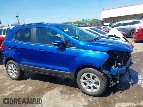 2020 Ford EcoSport SE with VIN MAJ3S2GE6LC344672, listed as a IAAI auction lot 42082028 with 72,122 mi miles and . Bid and sale history available at DreamBid. Image 14.