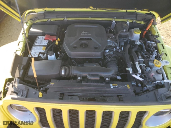 2022 Jeep Wrangler 4xe Unlimited Sahara with VIN 1C4JJXP64NW229242, listed as a Copart auction lot 43291745 with 10,031 mi miles and Salvage Title. Bid and sale history available at carsss.com. Image 12.