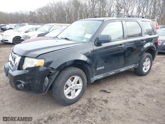 2008 Ford Escape Hybrid with VIN 1FMCU59H08KA59214, listed as a IAAI auction lot 41628625 with 999,999 mi miles. Bid and sale history available at carsss.com. Image 2.