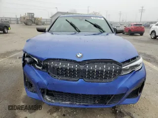 2021 BMW 3 Series M340i xDrive with VIN 3MW5U9J09M8B54986, listed as a Copart auction lot 81604134 with 0 mi miles and Salvage Title. Bid and sale history available at carsss.com. Image 5.