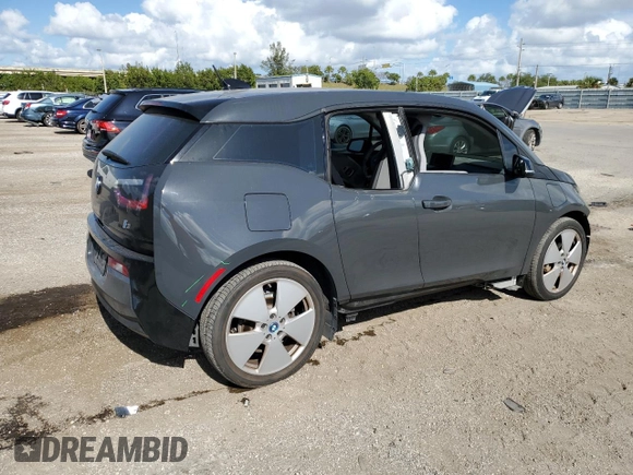 2015 BMW i3 with VIN WBY1Z4C57FV503902, listed as a Copart auction lot 66296792 with 45,262 mi miles. Bid and sale history available at carsss.com. Image 3.