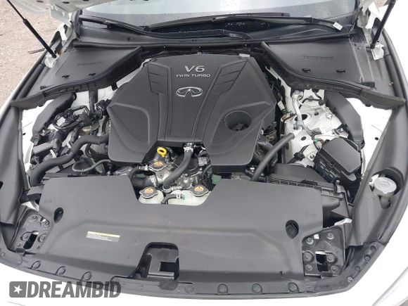 2024 Infiniti Q50 Luxe with VIN JN1EV7BP2RM600585, listed as a IAAI auction lot 41112238 with 5,016 mi miles and . Bid and sale history available at DreamBid. Image 10.