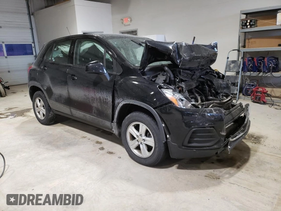 2017 Chevrolet Trax LS with VIN 3GNCJNSB6HL206466, listed as a Copart auction lot 46647925 with 0 mi miles and Salvage Title. Bid and sale history available at carsss.com. Image 4.