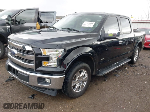 2017 Ford F-150 XL with VIN 1FTEW1CP0HKD40610, listed as a IAAI auction lot 41934435 with 158,881 mi miles. Bid and sale history available at carsss.com. Image 18.