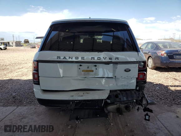 2020 Land Rover Range Rover with VIN SALGR2SU2LA597739, listed as a Copart auction lot 69633754 with 52,808 mi miles and Salvage title. Bid and sale history available at DreamBid. Image 6.
