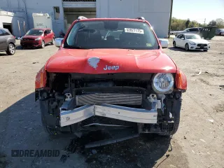 2017 Jeep Renegade Limited with VIN ZACCJBDB2HPE48490, listed as a Copart auction lot 52027175 with 41,519 mi miles and Salvage title. Bid and sale history available at DreamBid. Image 5.