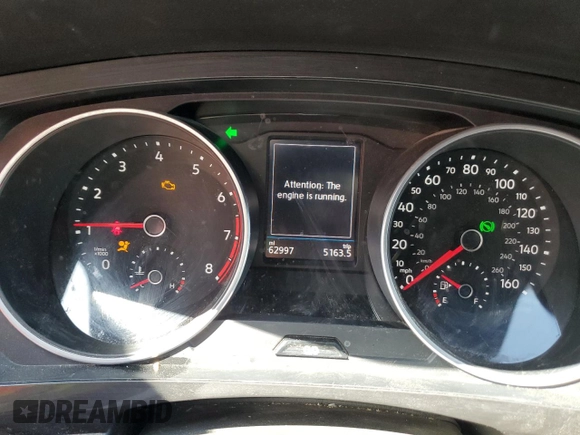 2021 Volkswagen Tiguan SE with VIN 3VV3B7AX6MM152896, listed as a Copart auction lot 58004705 with 62,997 mi miles and Salvage title. Bid and sale history available at DreamBid. Image 9.