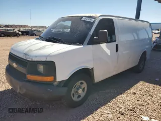 2005 Chevrolet Express Cargo with VIN 1GCFG15X651256811, listed as a Copart auction lot 45123695 with 193,437 mi miles and Salvage Title. Bid and sale history available at DreamBid. Image 1.