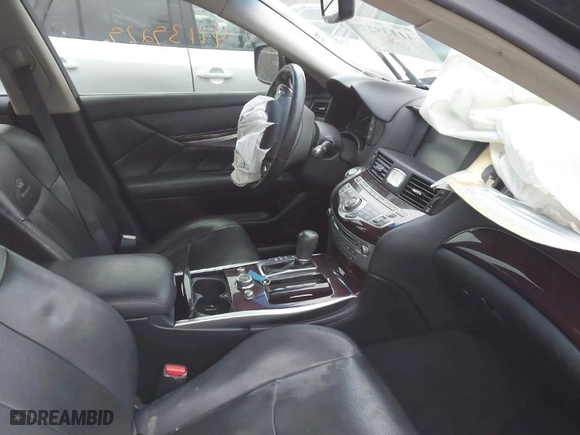 2012 Infiniti M37 with VIN JN1BY1AR6CM394043, listed as a IAAI auction lot 41139279 with 164,857 mi miles. Bid and sale history available at carsss.com. Image 5.