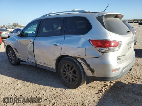 2014 Nissan Pathfinder Platinum with VIN 5N1AR2MMXEC615675, listed as a Copart auction lot 48381195 with 159,776 mi miles and Salvage title. Bid and sale history available at DreamBid. Image 2.