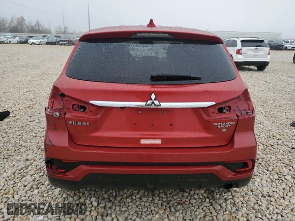 2019 Mitsubishi Outlander Sport SE 2.0 with VIN JA4AP4AU8KU018163, listed as a Copart auction lot 42295855 with 0 mi miles and Salvage Title. Bid and sale history available at carsss.com. Image 6.