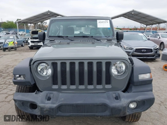 2022 Jeep Wrangler Unlimited Sport S with VIN 1C4HJXDG8NW126143, listed as a IAAI auction lot 42197273 with 44,472 mi miles and . Bid and sale history available at DreamBid. Image 12.
