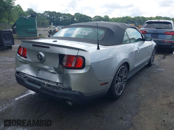 2011 Ford Mustang V6 with VIN 1ZVBP8EM7B5120539, listed as a IAAI auction lot 42502299 with 135,662 mi miles and . Bid and sale history available at DreamBid. Image 4.