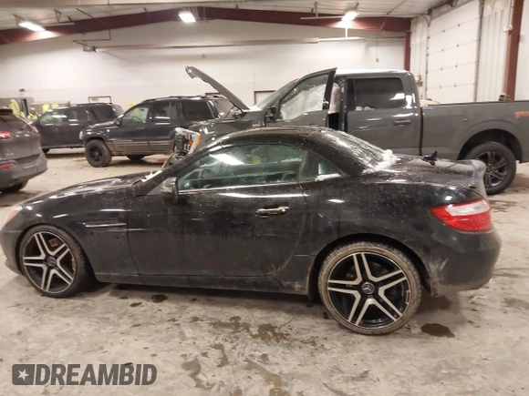 2012 Mercedes-Benz SLK 350 with VIN WDDPK5HA9CF017776, listed as a IAAI auction lot 41482948 with 71,527 mi miles and . Bid and sale history available at DreamBid. Image 14.