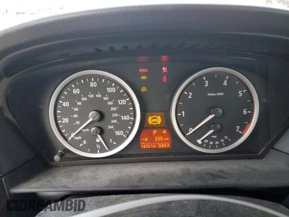 2004 BMW 5 Series 530i with VIN WBANA735X4B808964, listed as a Copart auction lot 49295755 with 143,316 mi miles and Salvage Title. Bid and sale history available at carsss.com. Image 9.