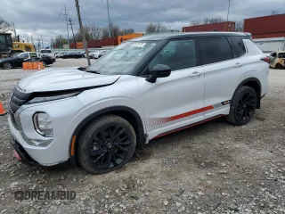 2023 Mitsubishi Outlander SE with VIN JA4J4UA88PZ032845, listed as a Copart auction lot 53233175 with 22,996 mi miles and Salvage Title. Bid and sale history available at carsss.com. Image 1.