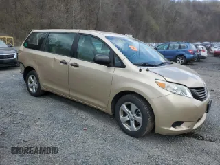 2012 Toyota Sienna with VIN 5TDZK3DC1CS260416, listed as a Copart auction lot 52860155 with 140,714 mi miles and Salvage Title. Bid and sale history available at carsss.com. Image 4.