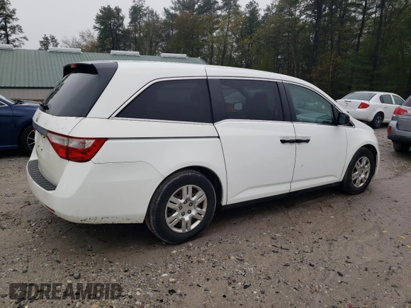 2012 Honda Odyssey LX with VIN 5FNRL5H2XCB056390, listed as a Copart auction lot 55902475 with 207,413 mi miles and Clean Title. Bid and sale history available at carsss.com. Image 3.