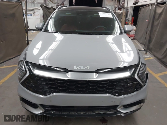 2023 Kia Sportage SX-Prestige with VIN 5XYK53AF2PG035318, listed as a IAAI auction lot 42255966 with 46,330 mi miles and . Bid and sale history available at DreamBid. Image 12.