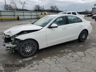 2023 Mercedes-Benz C 300 z VIN W1KAF4HB5PR120114, wystawiony jako Copart lot #49887625 z przebiegiem 16 688 mil mil oraz Szkoda całkowita • Salvage title. Historia ofert i sprzedaży dostępna na DreamBid. Obrazek 1.