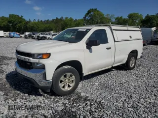 2020 Chevrolet Silverado 1500 Work Truck with VIN 3GCNWAEF6LG301444, listed as a Copart auction lot 52335005 with 90,210 mi miles and Clean Title. Bid and sale history available at carsss.com. Image 1.