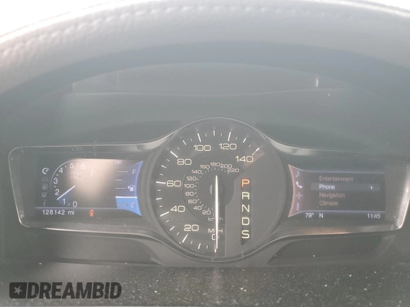 2013 Lincoln MKX with VIN 2LMDJ6JKXDBL12879, listed as a Copart auction lot 51145175 with 128,142 mi miles and Salvage Title. Bid and sale history available at carsss.com. Image 9.