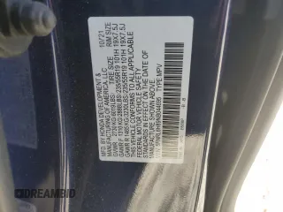 2022 Honda Odyssey Touring with VIN 5FNRL6H89NB044695, listed as a Copart auction lot 87219114 with 34,030 mi miles and Salvage Title. Bid and sale history available at DreamBid. Image 15.