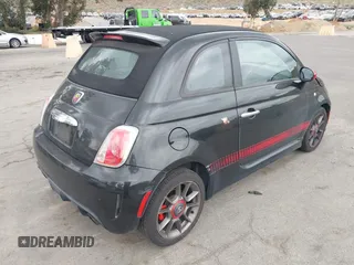2013 FIAT 500 Abarth with VIN 3C3CFFJH5DT693468, listed as a IAAI auction lot 42050188 with 135,100 mi miles. Bid and sale history available at carsss.com. Image 4.
