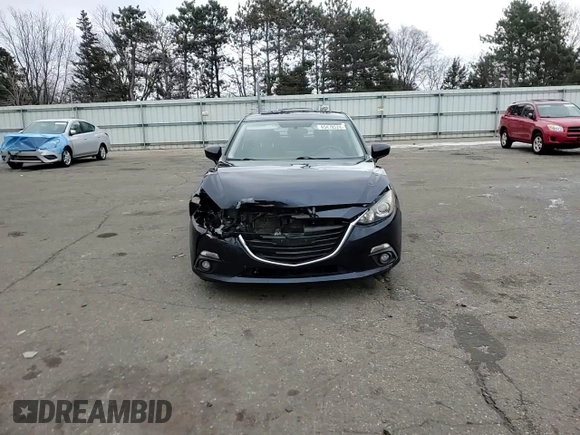 2015 Mazda 3 i Grand Touring with VIN 3MZBM1W73FM210036, listed as a Copart auction lot 85478524 with 86,644 mi miles and Salvage Title. Bid and sale history available at DreamBid. Image 10.