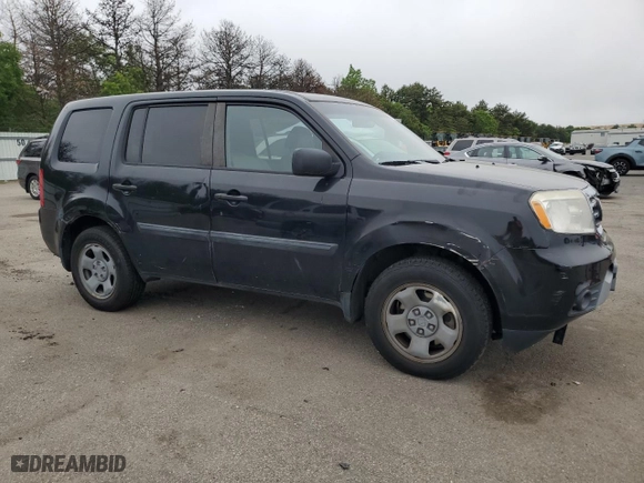 2013 Honda Pilot LX with VIN 5FNYF4H27DB037505, listed as a Copart auction lot 57568894 with 162,305 mi miles and Clean Title. Bid and sale history available at carsss.com. Image 4.
