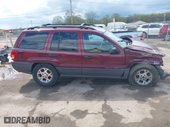 2001 Jeep Grand Cherokee Laredo with VIN 1J4GW48S91C588162, listed as a IAAI auction lot 42176476 with Not provided miles and . Bid and sale history available at DreamBid. Image 12.