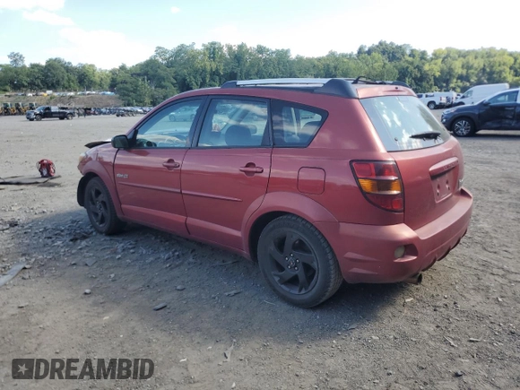 2004 Pontiac Vibe GT with VIN 5Y2SN62L14Z403135, listed as a Copart auction lot 68229654 with 186,589 mi miles and Salvage Title. Bid and sale history available at carsss.com. Image 2.