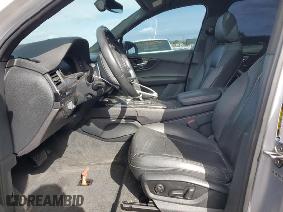 2017 Audi Q7 Premium Plus with VIN WA1LAAF78HD024906, listed as a Copart auction lot 50955025 with 124,894 mi miles and Salvage title. Bid and sale history available at DreamBid. Image 7.