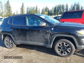 2018 Jeep Compass Trailhawk with VIN 3C4NJDDB1JT234867, listed as a IAAI auction lot 41996425 with 103,567 mi miles and . Bid and sale history available at carsss.com. Image 13.
