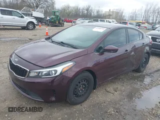 2017 Kia Forte LX with VIN 3KPFK4A75HE061483, listed as a IAAI auction lot 42148250 with 161,229 mi miles. Bid and sale history available at carsss.com. Image 2.