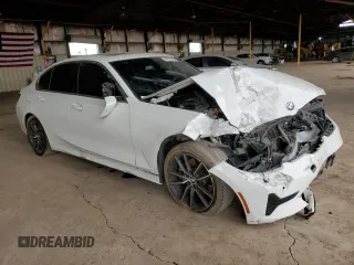 2019 BMW 3 Series 330i with VIN WBA5R1C57KAK09173, listed as a Copart auction lot 44773785 with Not provided miles and Salvage title. Bid and sale history available at DreamBid. Image 4.