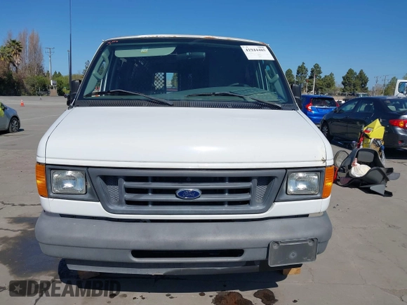 2003 Ford Econoline Cargo with VIN 1FTNE24L23HB81499, listed as a IAAI auction lot 41944485 with 86,629 mi miles and . Bid and sale history available at DreamBid. Image 12.