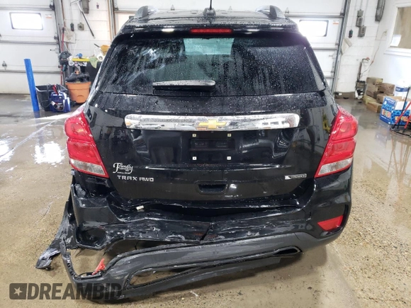 2018 Chevrolet Trax Premier with VIN 3GNCJRSB3JL207913, listed as a Copart auction lot 48012945 with 67,179 mi miles and Salvage Title. Bid and sale history available at carsss.com. Image 6.