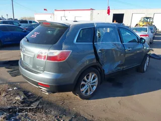 2012 Mazda CX-9 Grand Touring with VIN JM3TB3DV1C0367600, listed as a IAAI auction lot 41311589 with 1 mi miles. Bid and sale history available at carsss.com. Image 4.