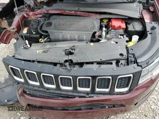 2021 Jeep Compass Freedom with VIN 3C4NJDAB5MT599920, listed as a Copart auction lot 52577865 with 61,963 mi miles and Non Repairable. Bid and sale history available at carsss.com. Image 12.