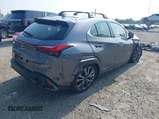 2021 Lexus UX 250h F Sport z VIN JTHE9JBHXM2045377, wystawiony jako IAAI lot #42580566 z przebiegiem 52 838 mil mil oraz . Historia ofert i sprzedaży dostępna na DreamBid. Obrazek 4.