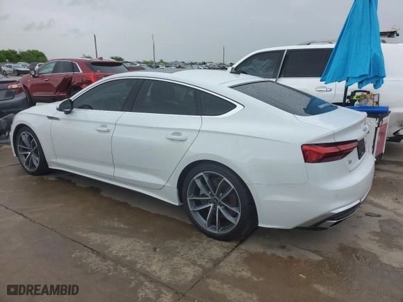 2023 Audi A5 Sportback S line Premium with VIN WAUDACF54PA024628, listed as a Copart auction lot 49966604 with NaN miles and Clean Title. Bid and sale history available at carsss.com. Image 2.