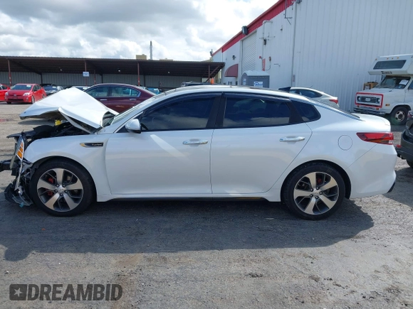 2016 Kia Optima SX Turbo with VIN 5XXGW4L25GG016639, listed as a IAAI auction lot 41937575 with 81,336 mi miles and . Bid and sale history available at carsss.com. Image 15.