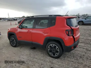 2016 Jeep Renegade Trailhawk with VIN ZACCJBCT1GPD85729, listed as a Copart auction lot 51624705 with 57,944 mi miles and Salvage Title. Bid and sale history available at carsss.com. Image 2.