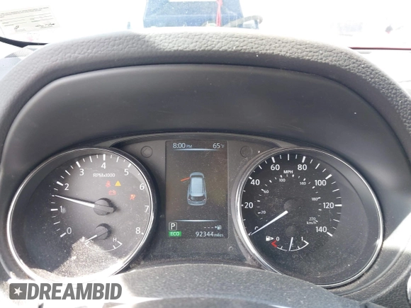 2017 Nissan Rogue SL with VIN 5N1AT2MV6HC871486, listed as a IAAI auction lot 41859693 with 92,344 mi miles. Bid and sale history available at carsss.com. Image 7.