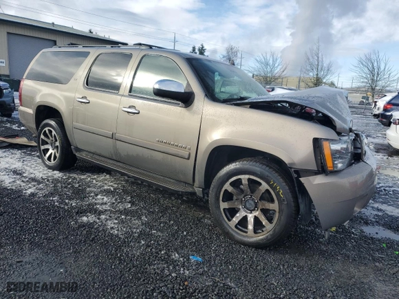 2007 Chevrolet Suburban LTZ with VIN 1GNFK16377J286470, listed as a Copart auction lot 44264585 with 0 mi miles and Salvage Title. Bid and sale history available at carsss.com. Image 4.