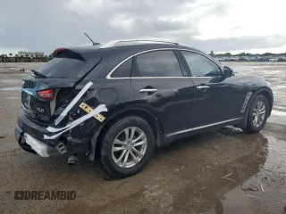 2009 Infiniti FX35 with VIN JNRAS18U39M104502, listed as a Copart auction lot 77545084 with 103,278 mi miles and Salvage Title. Bid and sale history available at carsss.com. Image 3.