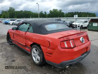 2012 Ford Mustang V6 with VIN 1ZVBP8EMXC5257153, listed as a Copart auction lot 58206405 with 188,460 mi miles and Salvage title. Bid and sale history available at DreamBid. Image 2.